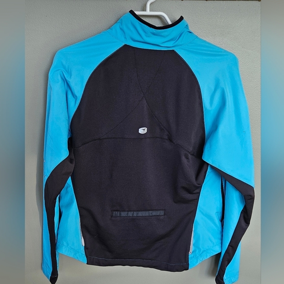 Women's Blue Cycling Jacket - Picture 4 of 5